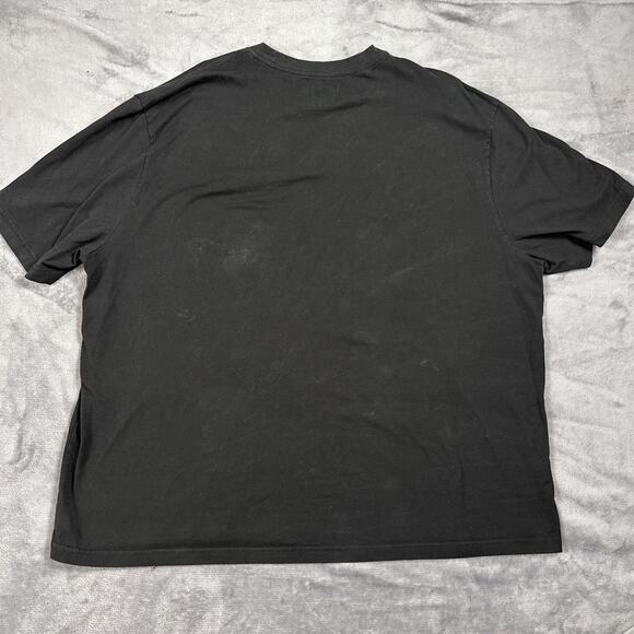Wrangler Workwear Short Sleeve T Shirt 4XL (58-60) Front Pocket Lot Gray Black - Picture 4 of 10